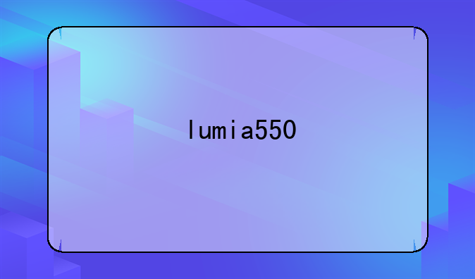 lumia550
